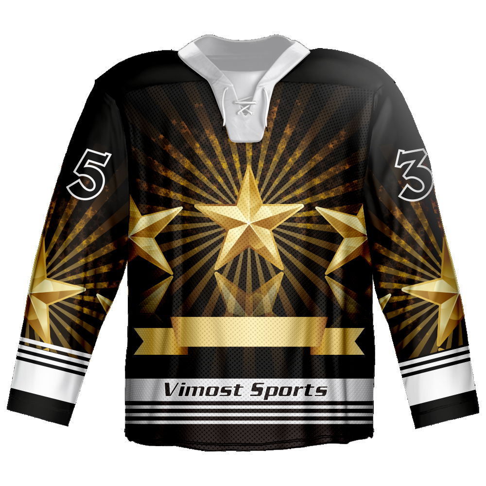 Men's Ice-Hockey Jersey Special Style With 100% Polyester Fabric. 2