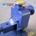 Horizontal or vertical self-priming pump
