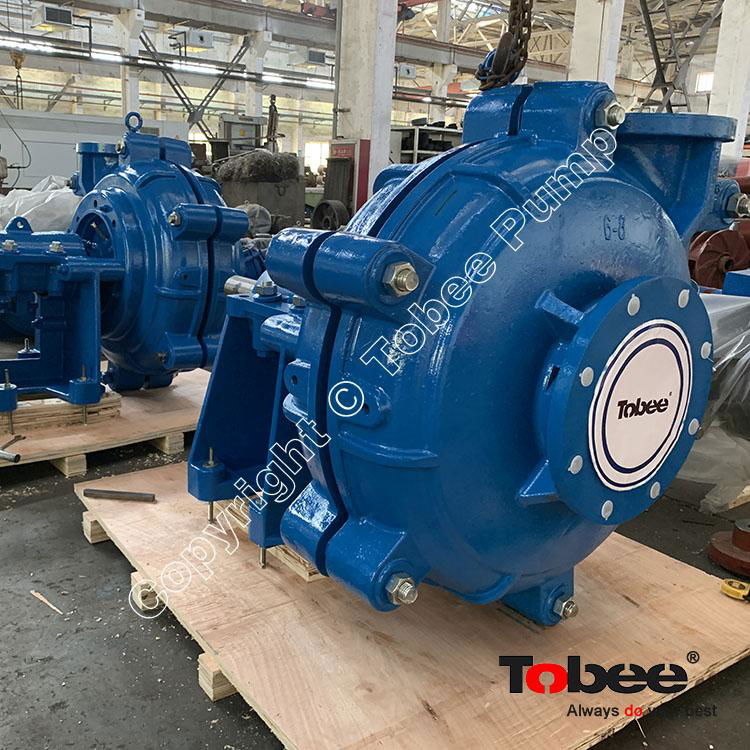 Tobee® 8x6E AH Slurry Pumps of highly abrasive/density slurries processing. 2