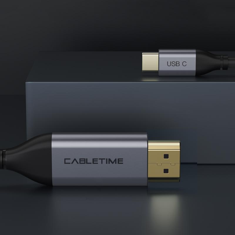 CABLETIME USB TYPE C TO HDMI Cable 4K/60Hz  2