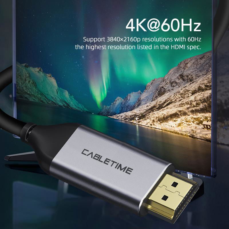 CABLETIME USB TYPE C TO HDMI Cable 4K/60Hz  3