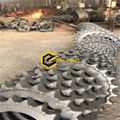 Tac construction machinery parts:Volvo excavator sprocket segment rim EC140D   1