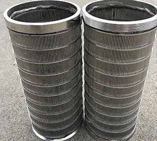 wedge wire cylindrical strainer 