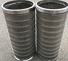 wedge wire cylindrical strainer