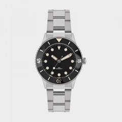 ALL STAINLESS STEEL WATCH WATERPROOF THREE HANDS