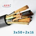 450/750V-YFF(YC) 3*10+1*6橡套电缆橡皮绝缘电力电缆 2