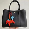        Garden Party bag TPM　Black　Negonda leather　Silver hardware