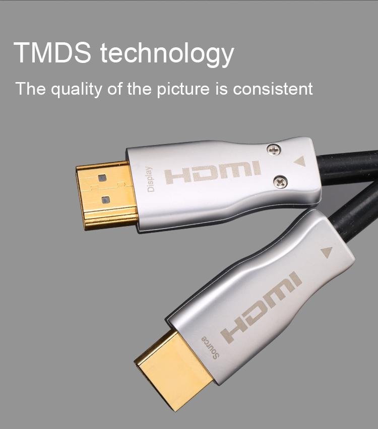 Gold Plated Fiber Optic Hdmi Cable AOC HDMI 18gbps 4k 3d Cable 2