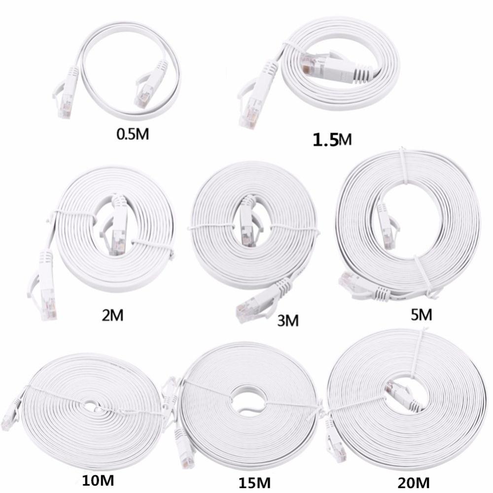 Cat6 flat patch cord cables 2