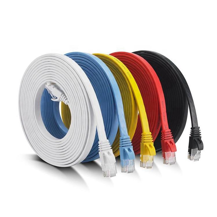 Cat6 flat patch cord cables