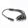 1 To 8 Way Power Splitter DC Cable