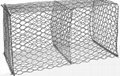 Lattice guest network Green shore pad gabion stone cage net 