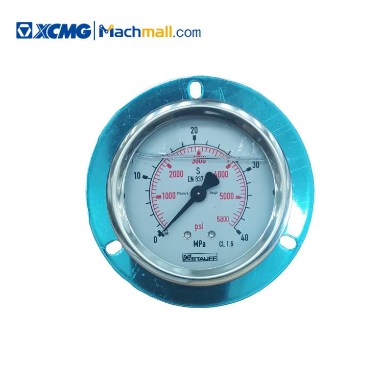 XCMG official crane spare parts pressure gauge 40MPa YN60-III. 