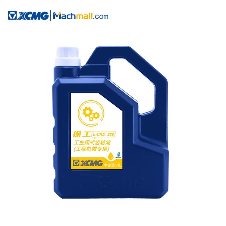 XCMG Official Crane Spare Parts Industrial Closed Gear Oil L-CKD220 (4L/drum)