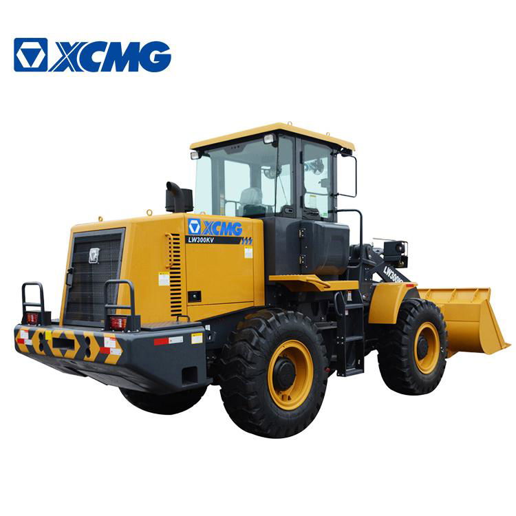 XCMG LW300KV 3ton small wheel loader garden tractor with front loader price 2