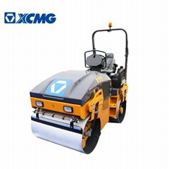 XCMG official vibratory road roller XMR303S 3 tons mini light roller machinery c