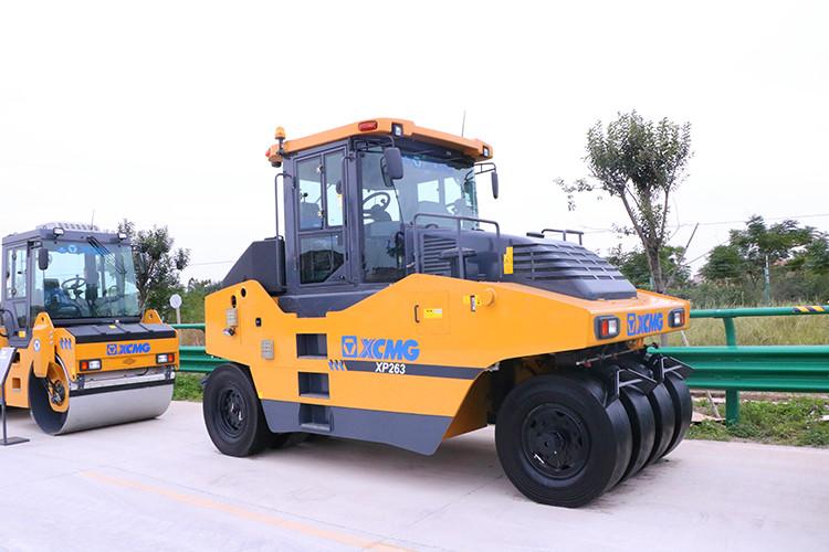 XCMG Durable 26 Ton Road Roller XP263 Used For Asphalt Xp263K Tyre Roller 4