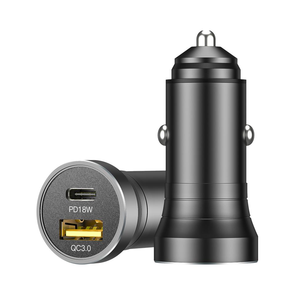 Factory Hot Selling Dual-USB Quick Charge Car Charger 36W QC3.0 3