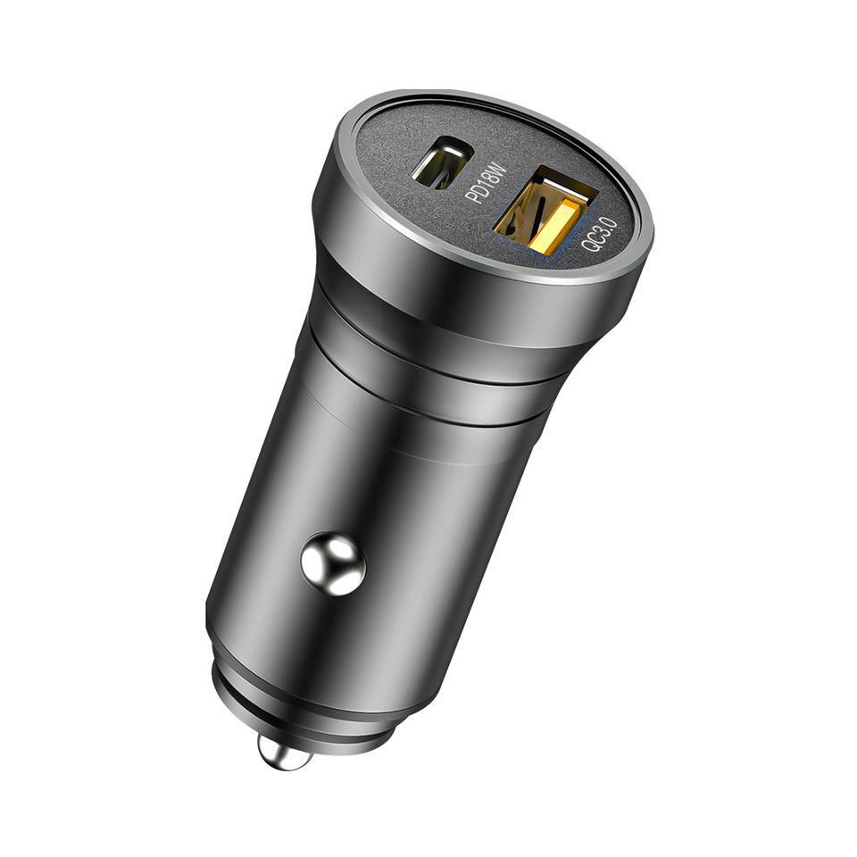 Factory Hot Selling Dual-USB Quick Charge Car Charger 36W QC3.0 4