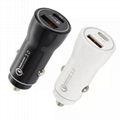 Dual usb port cell phone car charger
