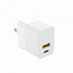 20W USB C USB A Charger PD Fast Charger Block Wall Charger Power Adapter