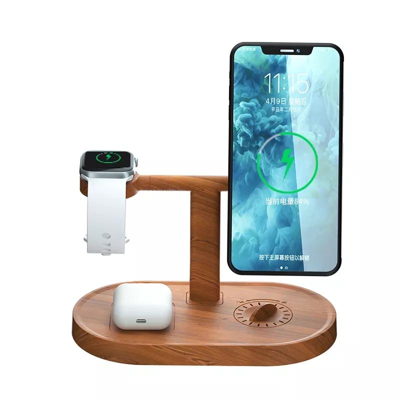 Magnetic 3 in 1 wireless charging station with fragrance diffuser