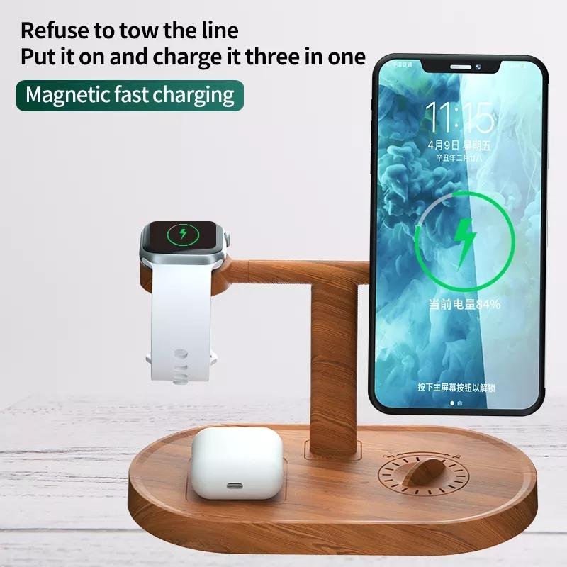 Magnetic 3 in 1 wireless charging station with fragrance diffuser 5
