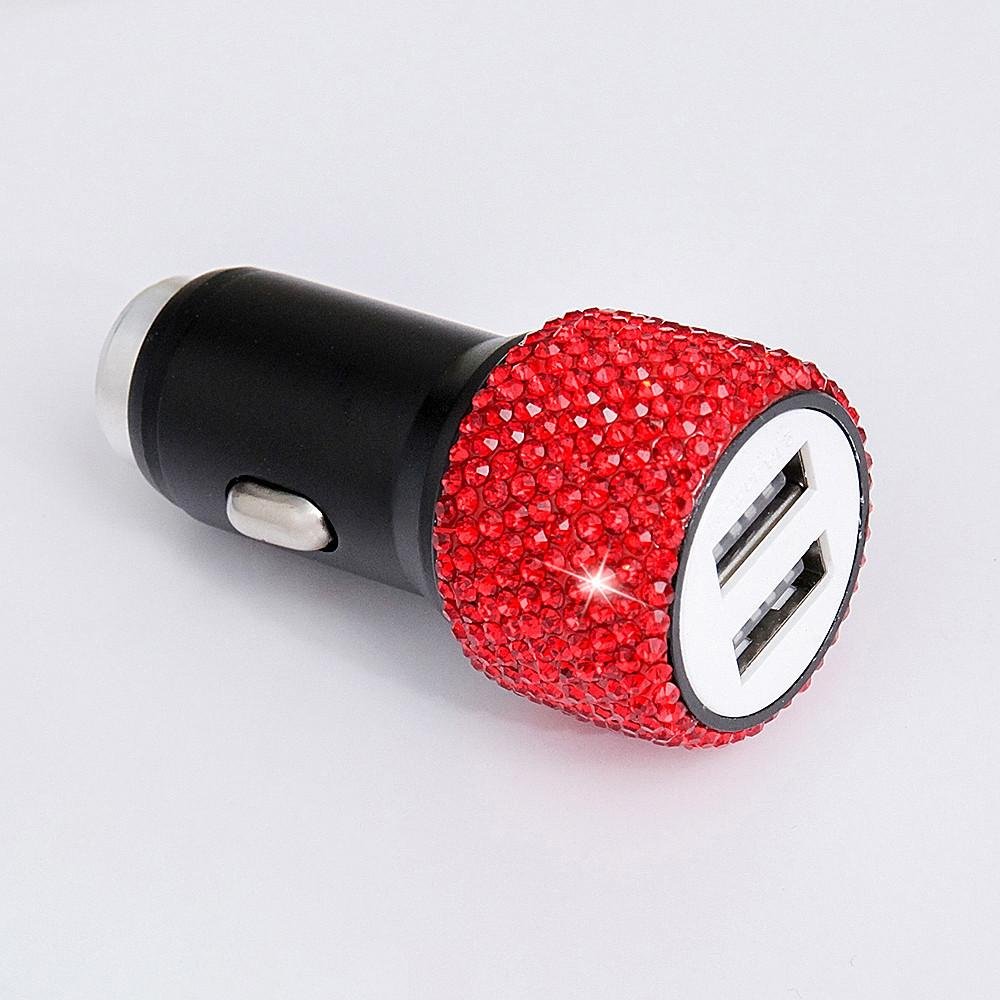 Dual USB car charger for iPhone