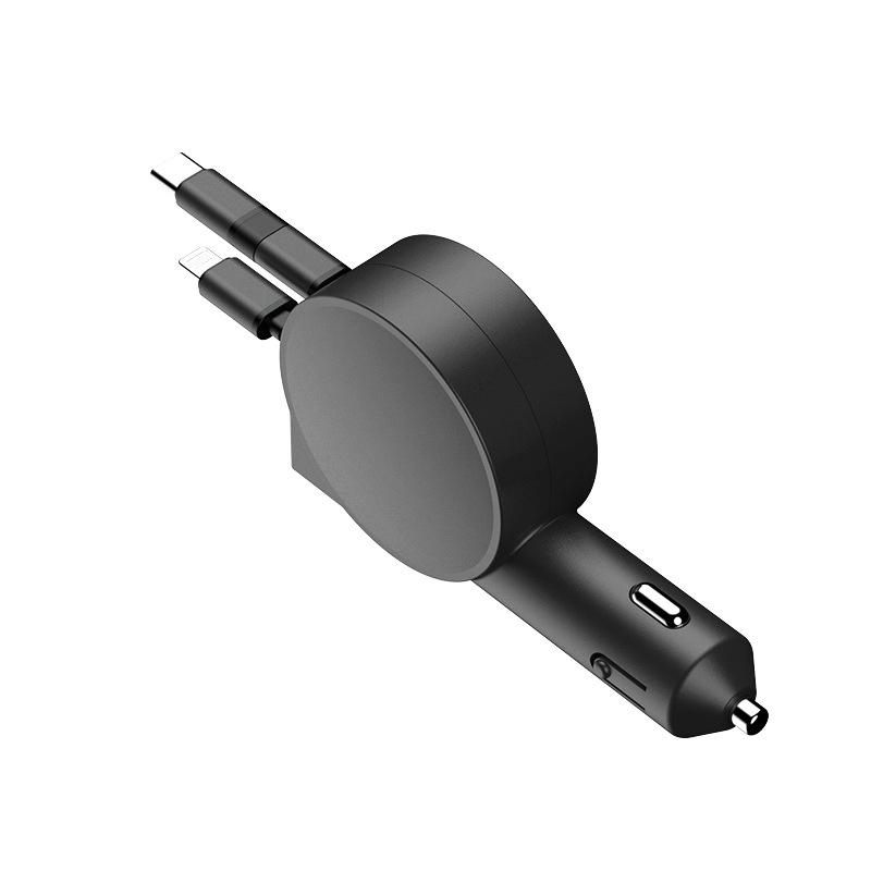 Dual Retractable Car Charger