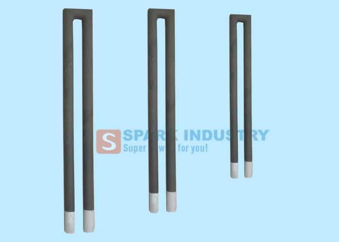 1550 ℃ Electric Silicon Carbide Heating Element Rod For Industrial Electric Furn 2
