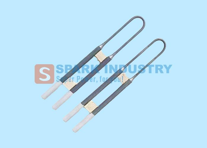 High Temperature Electric Molybdenum Disilicide Heating Element Rod U Type 2