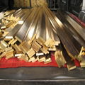 湖州供应黄铜排黄铜条环保铜条冲压铜条异形铜排装饰铜条 2