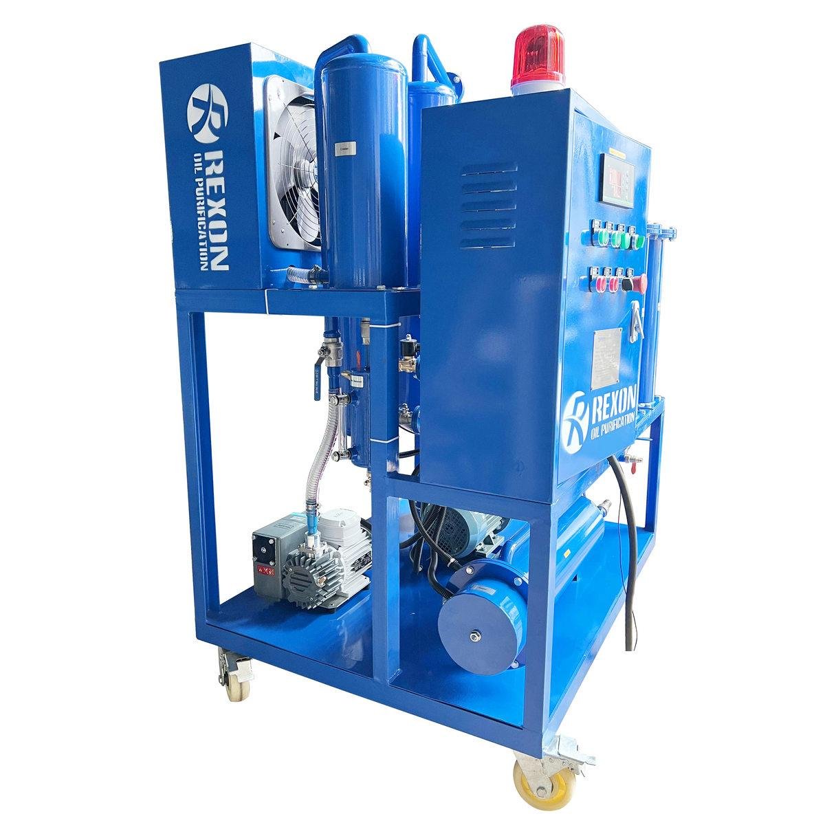 Vacuum Dehydration Turbine Oil Treatment Machine for Turbine Oil Renewable 2