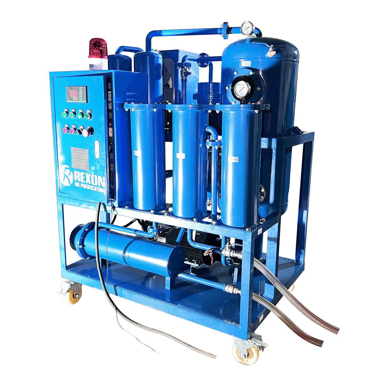 Vacuum Dehydration Turbine Oil Treatment Machine for Turbine Oil Renewable 4
