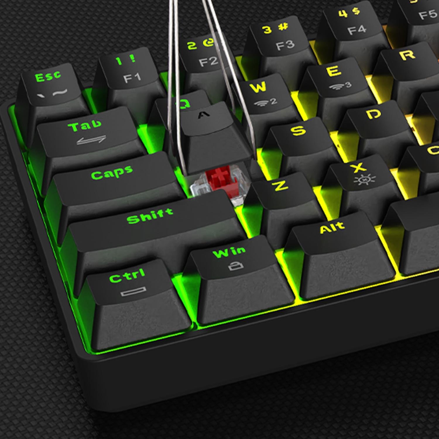 60% Keys Custom Laptop Gamer Hot Swap RGB Wireless Gaming Mechanical Keyboard 2