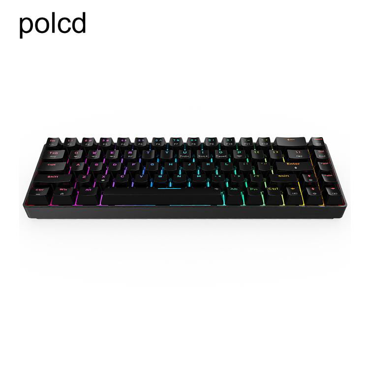 polcd Custom Hotswap Small Wireless Mini Wired 60% Computer Game Mechanical Keyb 5