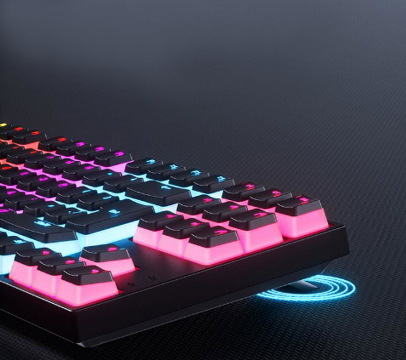 87% Keys Jelly Keycap Hot Swap Switches Wireless Gaming Mechanical Keyboard 2