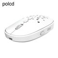 3 mode portable mini mice Honeycomb holes breathable BT Wireless hand mouse 3