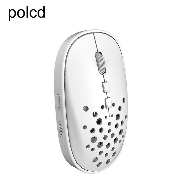 3 mode portable mini mice Honeycomb holes breathable BT Wireless hand mouse 4