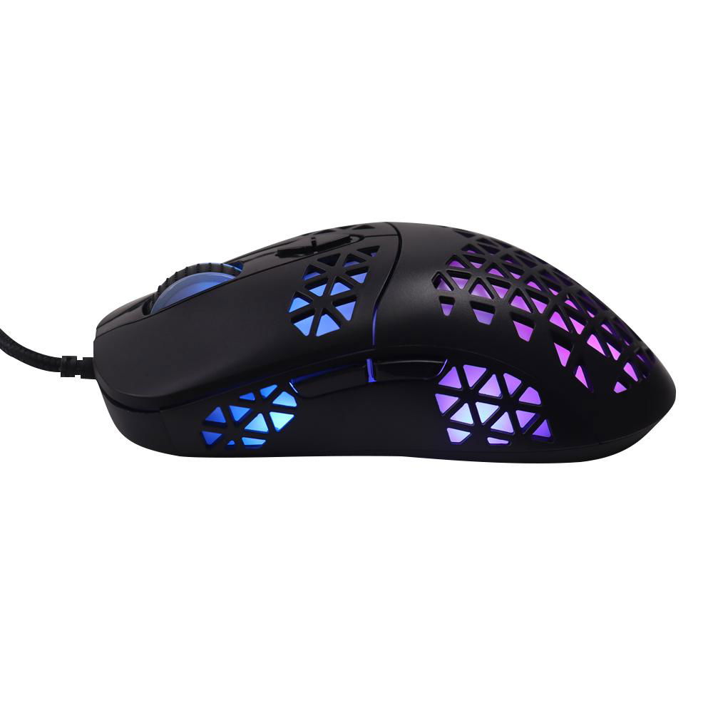 Manufacturer PC Ergonomic Game Mice RGB Honeycomb Backlight Gaming Wired Mouse 3