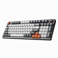 Full Keys Multimedia Grey White Colorblock keycaps Wireless Mechanical Keyboard 2