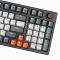 Full Keys Multimedia Grey White Colorblock keycaps Wireless Mechanical Keyboard 5