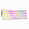 Jelly Lighted Keycaps Small Hot Swap Switch Wireless Gaming Mechanical Keyboard 1