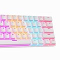 Jelly Lighted Keycaps Small Hot Swap Switch Wireless Gaming Mechanical Keyboard 4
