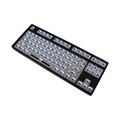 3 Mode Wireless 2.4g BT 87% Gasket Black DIY Hot Swap Mechanical Keyboard Kit 3
