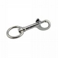marine hardware 304/316 stainless steel round ring swivel snap hook 4