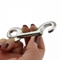 marine hardware 304/316 stainless steel round ring swivel snap hook 5