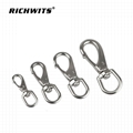 marine hardware 304/316 stainless steel swivel snap hook 3