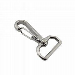 marine hardware 304/316 stainless steel square spring snap hook