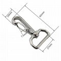 marine hardware 304/316 stainless steel square spring snap hook 3